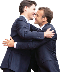 Trudeau and Macron