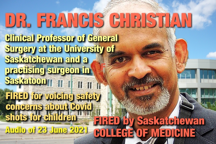 Dr. Francis Christian (Surgeon, Canada)