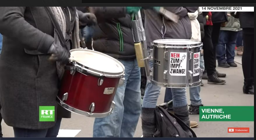 Austraia protests lockdown of unvaxxed 14 Nov 2021