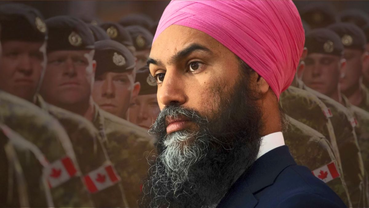 Filthy Communist liar of the Communist NDP Jagmeet Singh wants to call out the TROOPS to inject you