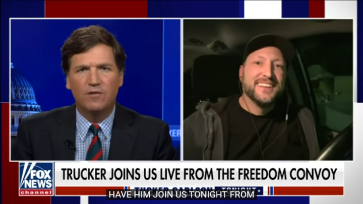 Trucker and pastor Sheldon Andreas opens up about the Freedom Convoy on Tucker Carlson Tonight