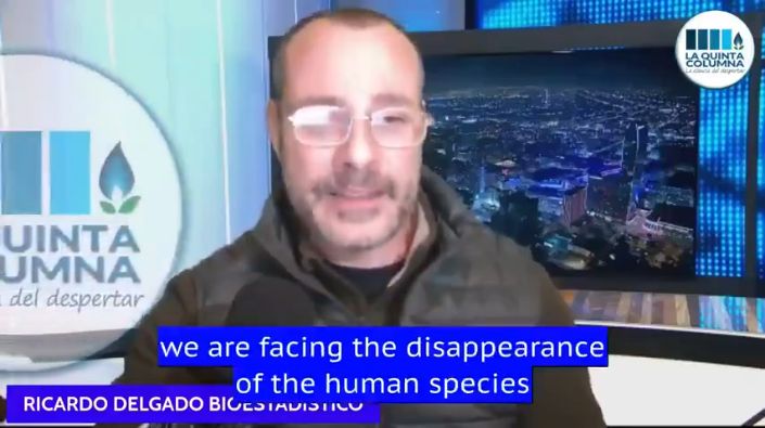 Delgado - We are facing the disappearance of the human species within a few months