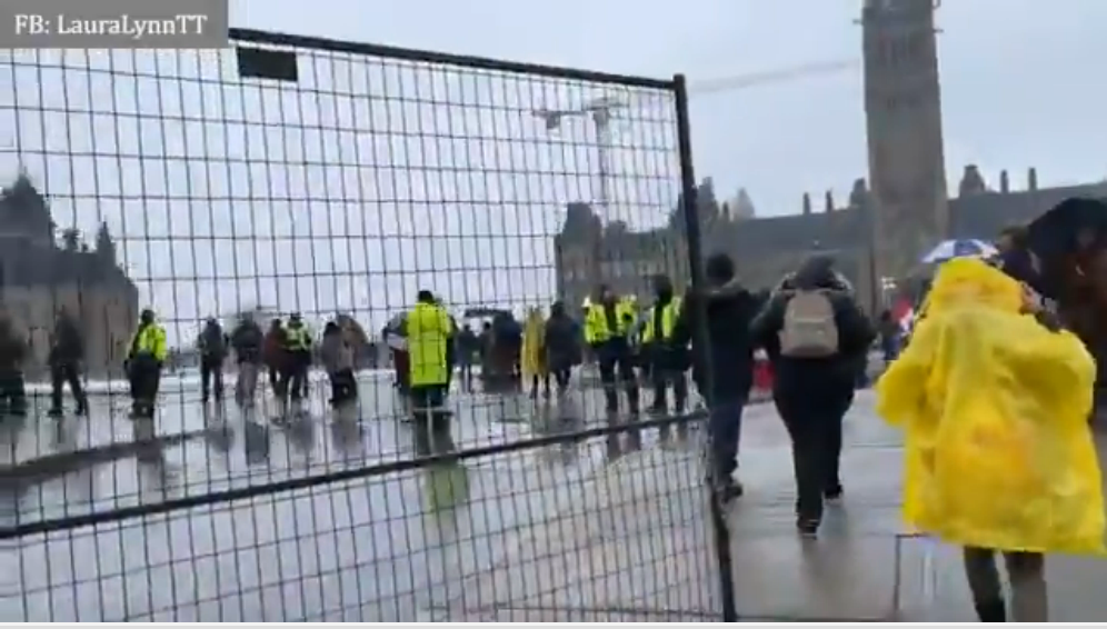 Trudeau Jails Himself - He Fences off the Parliament